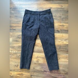 Max Mara Weekend Wool Blend Tapered Pants 10 Quiet Luxury